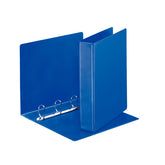 Esselte Essentials Presentation Ring Binder Polypropylene 4 D-Ring A4 40mm Rings Blue (Pack 10) 49762